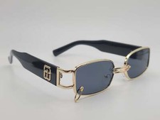 Fashion small Rectangle Unisex Luxury Sunglasses Vintage Punk Oversized