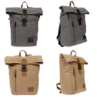 Rucksack Kurierrucksack Laptop Tablet Fach Schule Uni Business Canvas Herren