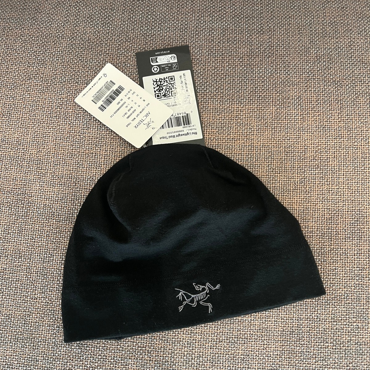 Arc'teryx Rho Lightweight Wool Toque Black 29580/5990 100