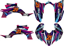 Fits YAMAHA YFZ450 2003-2008 GRAPHIC KIT STICKERS GRAPHIC KIT DECAL yfz 450