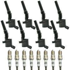 For Ford F150 4.6L DG508 8X Ignition Coils and SP479 Iridium Spark Plugs Packs