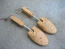 Pair Of Genuine Wood Medium Shoe Trees