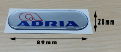 Adria 3D Glanz Harz Wohnwagen Abzeichen Aufkleber Delle Kratzer Cover Up Selbstklebend