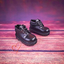 1/4 1/3 Uncle BJD Doll PU Leather Student Shoes Round-toe Suit Shoes Rivets Deco