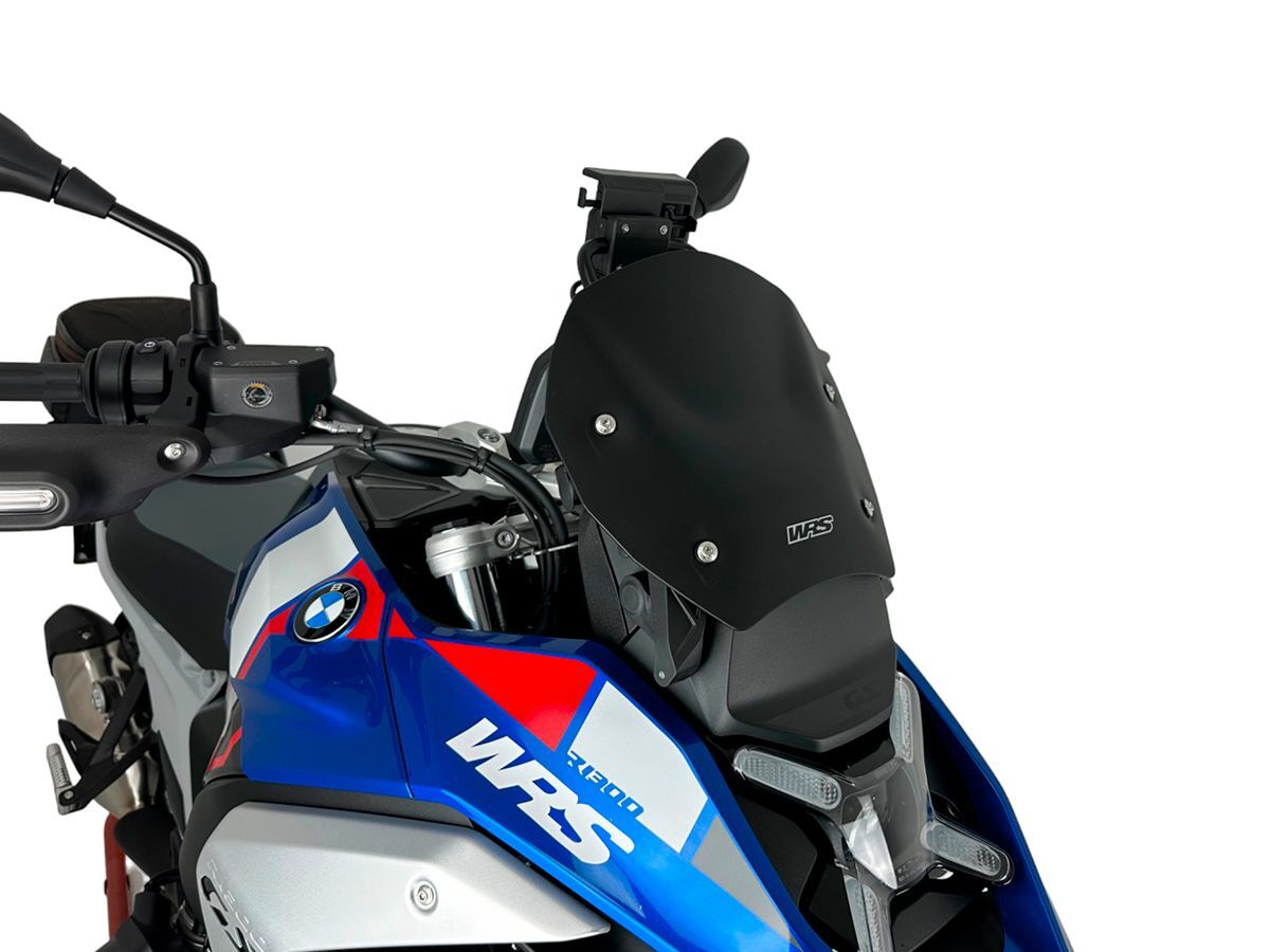 BULLE SPORT WRS NOIR MAT AVEC RADAR POUR BMW R 1300 GS 2023-2025