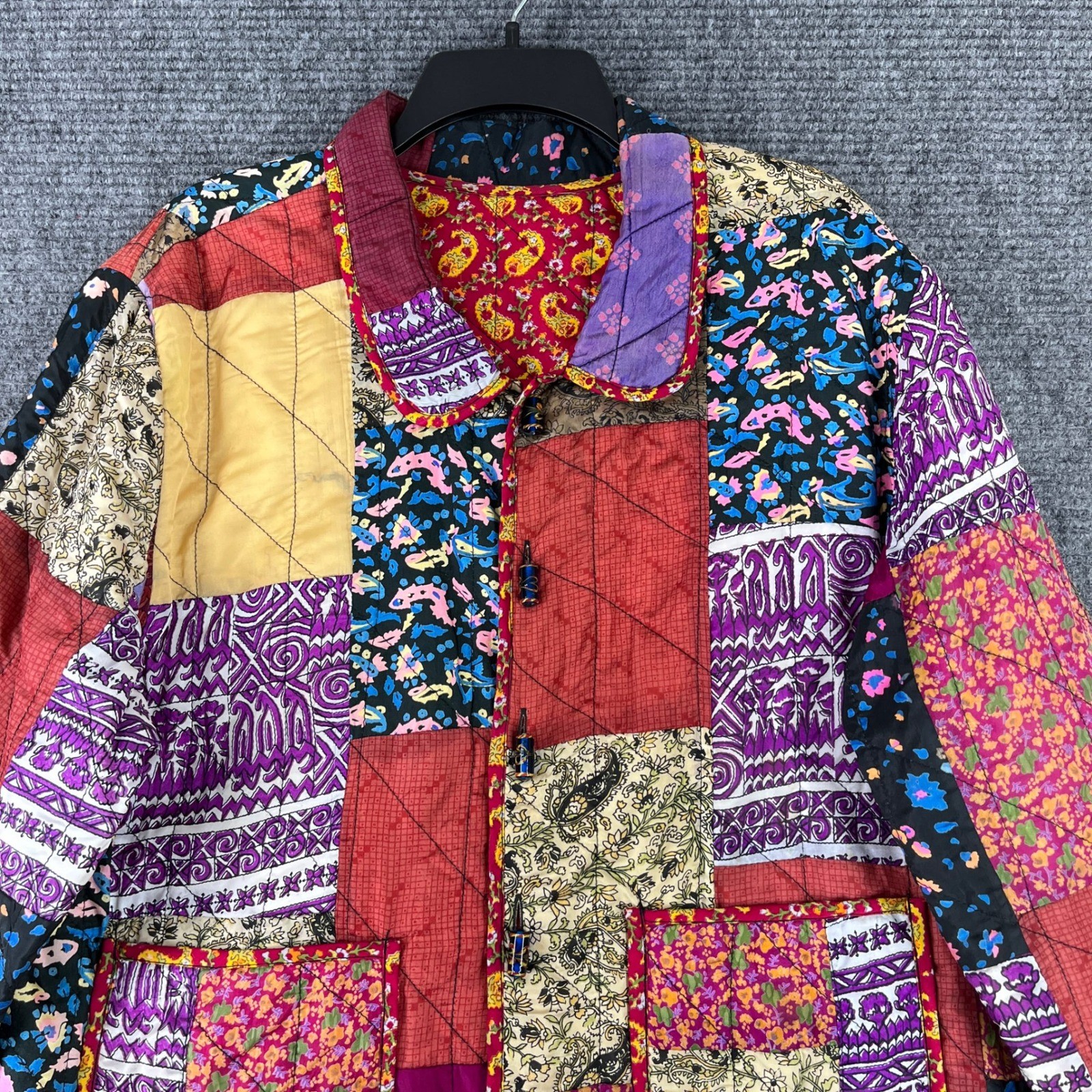 Unbranded Reversible Patchwork Quilted Jacket Wom… - image 5