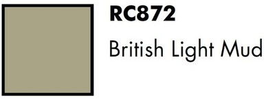 Real Colors Military British Light Mud Lacquer Based Paint 17ml Bottle