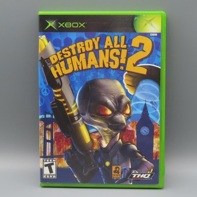 Destroy All Humans! 2 Microsoft Xbox Video Game Action Shooter T Teen NTSC CIB
