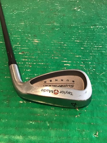 TaylorMade Supersteel Burner 4-Iron Right Handed Graphite Bubble S-90 Golf Club - Picture 1 of 8
