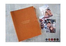 LEATHERKIND Personalised Rustico Italian Full-Grain Leather Photo Album Tan
