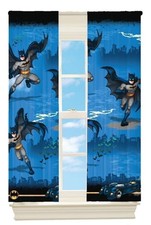 Franco Kids Batman Room Darkening Window Curtains Drapes Set 84 in W x 63 in L