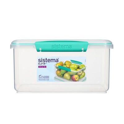 Sistema Klip It Collection Rectangle Food Storage Container, 3Liters
