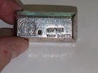 Rare! Vintage Omega M&B Mining 5 Troy oz .999 Fine Silver Hand Poured Bar 111