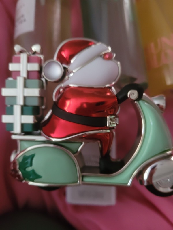 Bath And Body Works Wall Flower Plug Santa On Motorcycle With Presents Brand New