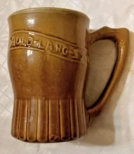 Auld Lang Syne Vintage Stoneware Mug, Dutchess Food Service Co, Cheese, New York