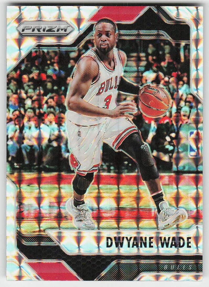 2018-19 Panini Mosaic Prizm #28 Dwyane Wade BASKETBALL Miami Heat