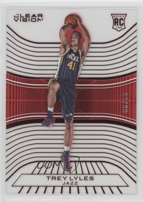 2015-16 Panini Clear Vision Rookies Red 42/99 Trey Lyles #92 Rookie RC z7h
