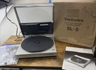 Technics SL-5 Direct Drive Automatic Turntable Vintage Linear Tracking UNTESTED