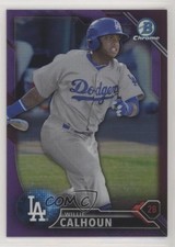 2016 Bowman Chrome Prospects Purple Refractor 186/250 Willie Calhoun #BCP169 7m3