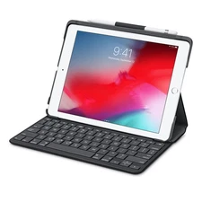 Logitech Slim Folio Keyboard Case for Apple iPad 5th & 6th Generation - Black