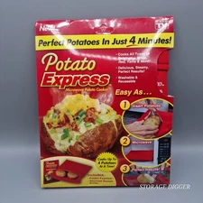 New 2013 OnTel Potato In Just 4 Minutes Express Microwave Potato Cooker Bag