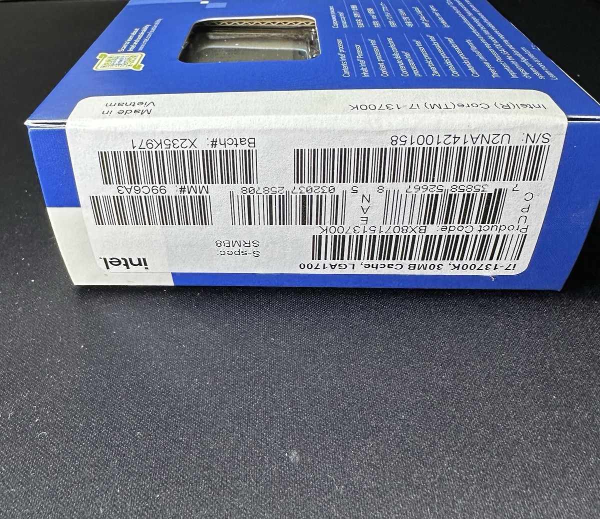 Intel BX8071513700KE Intel Core i7-13700K 16 Cores for sale