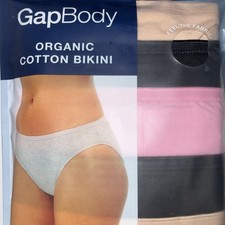 GapBody Women's 5-Pack Tag-Free Organic Cotton Stretch Bikini XXL New