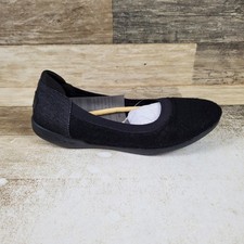 Hey Dude Savannah Slip Seasonal Womens Loafer Shoes Sz 7 Black Comfort Slip On