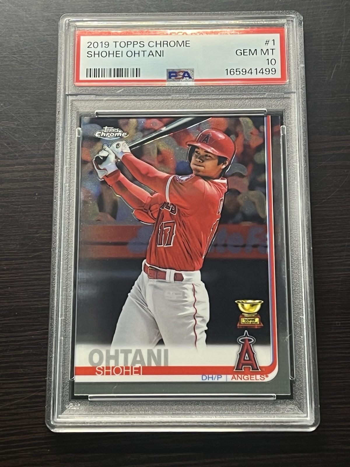 Shohei Ohtani 2019 Topps Chrome #1 Rookie Gold Cup 2nd Year PSA 10 Gem Mint