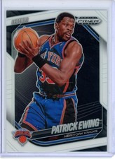 2024-25 Panini Prizm Black Patrick Ewing White Prizm #132/175 NY Knicks B923