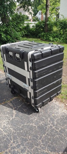 REDUCED PRICE! 4 - Shock Mounted 16 Rack Unit Road/Flight Cases