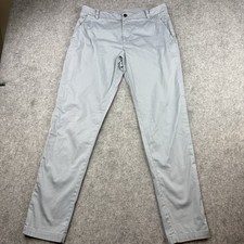 Lululemon Men's Commission Classic Fit Pants Size 33x32 Chambray Light Blue