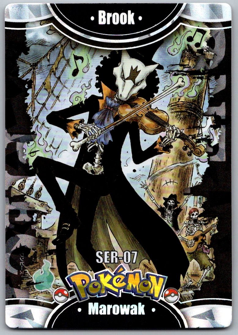 Marowak Brook One Piece SER-07  Non TCG Pokemon Collectible Card