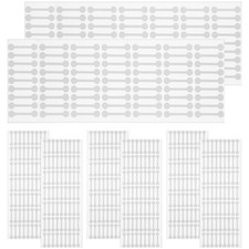500Pcs Reusable Self Adhesive Seal Decals Silver PVC Tamper Evident Labels