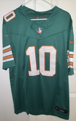 Miami Dolphins  | Tyreek Hill #10 | Aqua Sewn Stitched Jersey | Mens L/XL | NEW