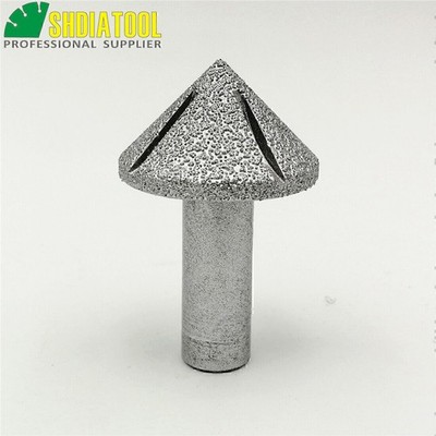 1pc Taper Type Diamond Cutter Router Bit for Stone Cutter 12.7mm Shank No 15