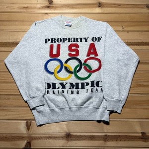 Vintage 90s Property Of USA Olympic Training Team Athletic Sweatshirt USA Medium