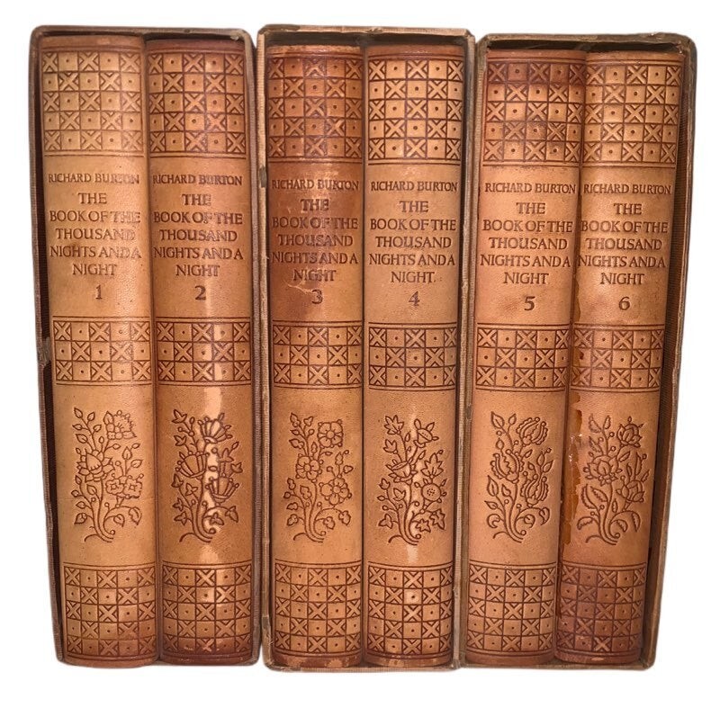 Richard F Burton / Book of The Thousand Nights and Night Limited Signed 1st ed