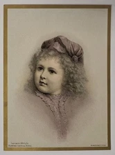 Prof. Horsford's Baking Powder Rumford Chemical Works Large Antique Trade Card