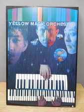Y.M.O Yellow Magic Orchestra Poster Panel / Alfa Records Inc Promotional Vintage