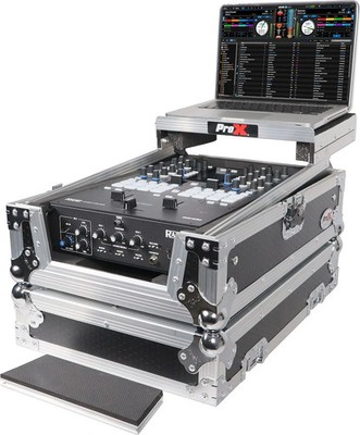 11'' DJ Mixer Road Case W/Laptop Shelf for Rane Seventy-Two 72 and Rane Seventy