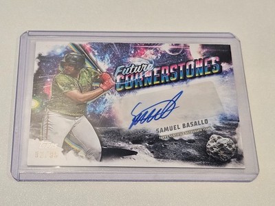2025 Topps Pro Debut Samuel Basallo Future Cornerstones Autograph /99 Tides Milb