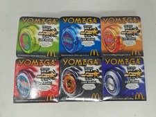   New  Sealed Complete Set of 6 McDonald  s Yomega Firestorm and XBrain Yo-Yos