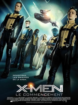 2011 X-Men First Class Movie Poster 11X17 Professor X Magneto Beast Mystique  