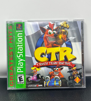SONY PLAYSTATION 1  CTR CRASH TEAM RACING COMPLETE - DISC IS MINT