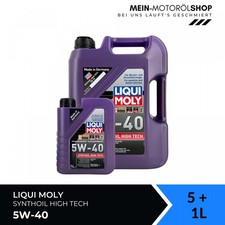 Liqui Moly Synthoil High Tech 5W-40 API SN MB 229.3 Motor&ouml;l 5+1 Liter = 6 Liter