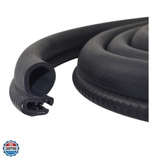 Automotive Door Weather Stripping 20Ft Car Door Rubber Edge Trim Seal Strip G...