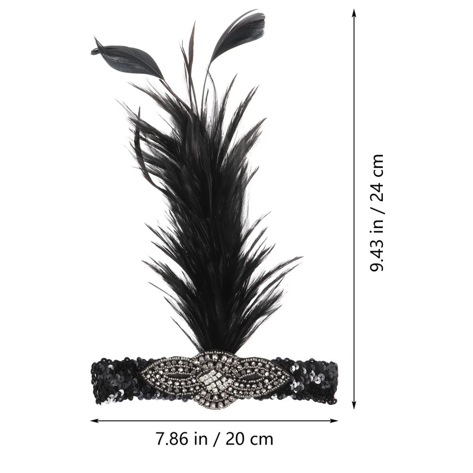  Wedding Hairband Costume Party Accessories Bridal Flapper Headpiece Headband - image 4 of 4