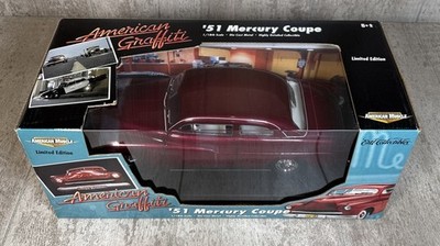 1/18 Ertl American Graffiti '51 Mercury Coupe Diecast Car w/ Box