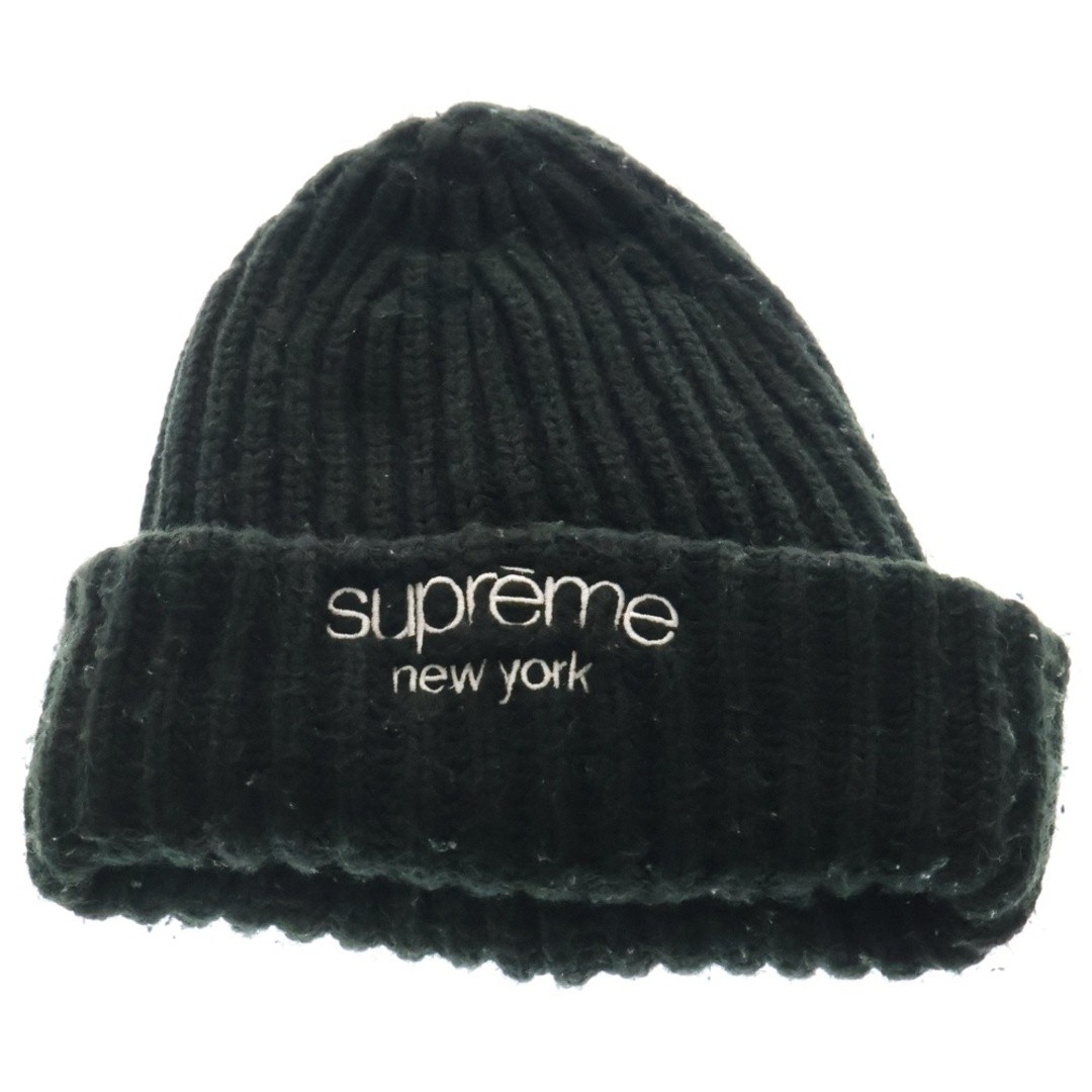SUPREME 23AW Classic Logo Chunky Ribbed Beanie Knit Hat